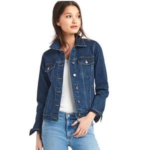 NWT Gap Icon Dark Denim Jeans Jacket